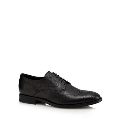 Hammond & Co. by Patrick Grant Black scotch grain leather Derby brogues